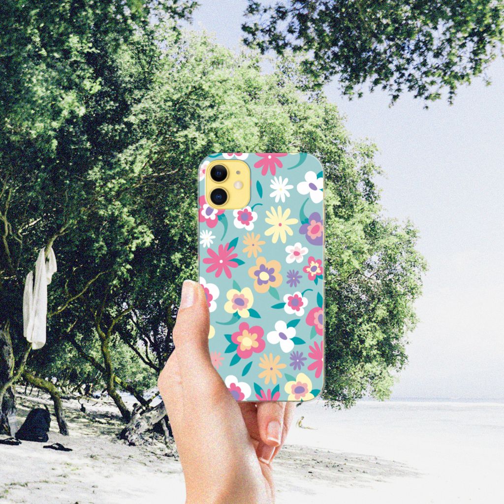 Apple iPhone 11 TPU Case Flower Power