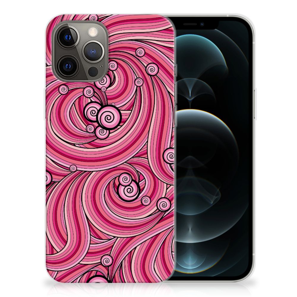 iPhone 12 Pro Max Hoesje maken Swirl Pink B2C Telecom