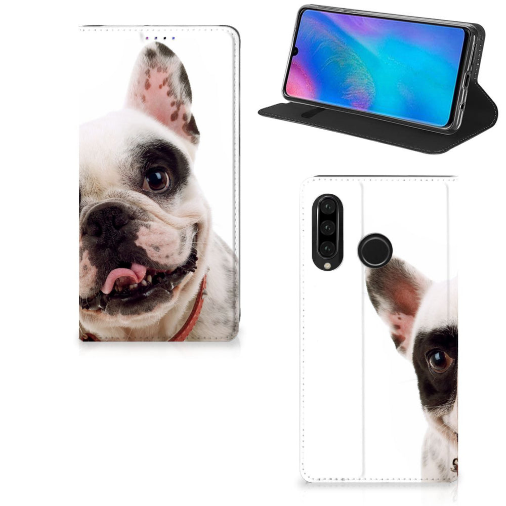 Huawei P30 Lite New Edition Hoesje maken Franse Bulldog