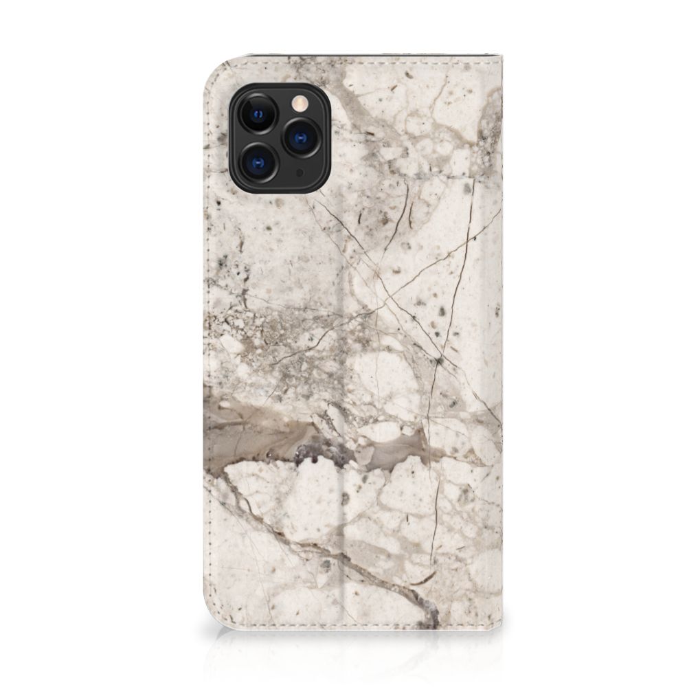 Apple iPhone 11 Pro Max Standcase Marmer Beige