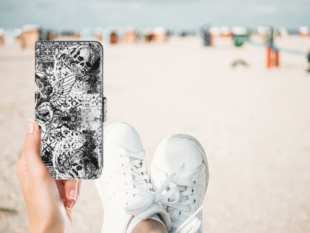Telefoonhoesje met Naam Xiaomi Redmi 8A Skulls Angel