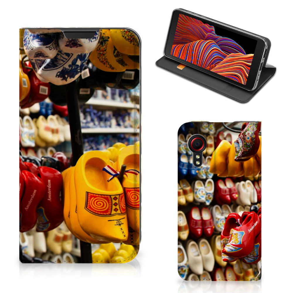 Samsung Galaxy Xcover 5 Book Cover Klompen - B2C Telecom