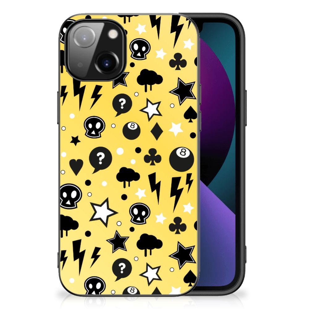 Telefoonhoesje Apple iPhone 13 Punk Geel B2C Telecom