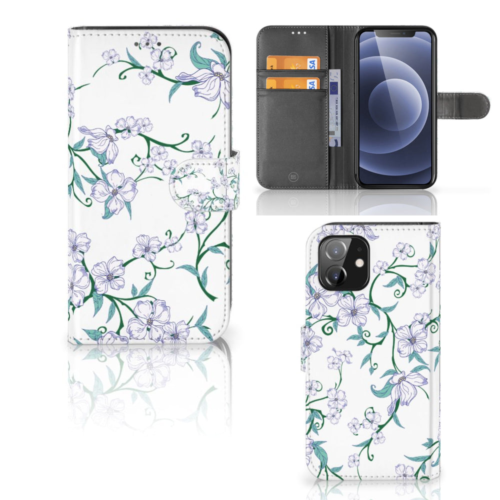 iPhone 12 | 12 Pro (6.1") Uniek Hoesje Blossom White