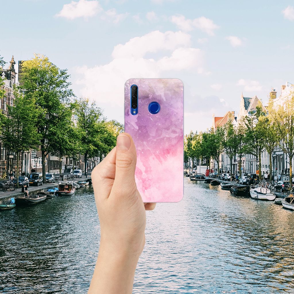 Hoesje maken Honor 20 Lite Pink Purple Paint