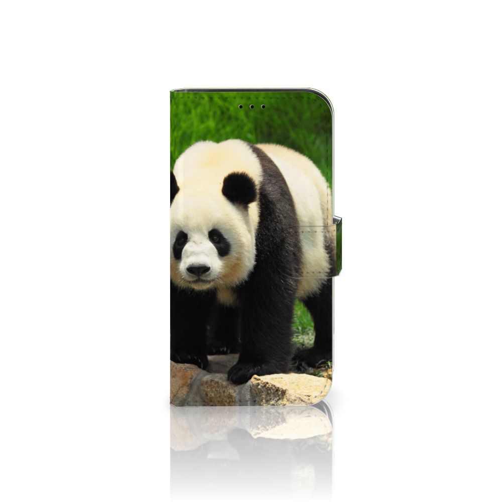 iPhone 13 Pro Telefoonhoesje met Pasjes Panda met schattige panda afbeelding 🐼