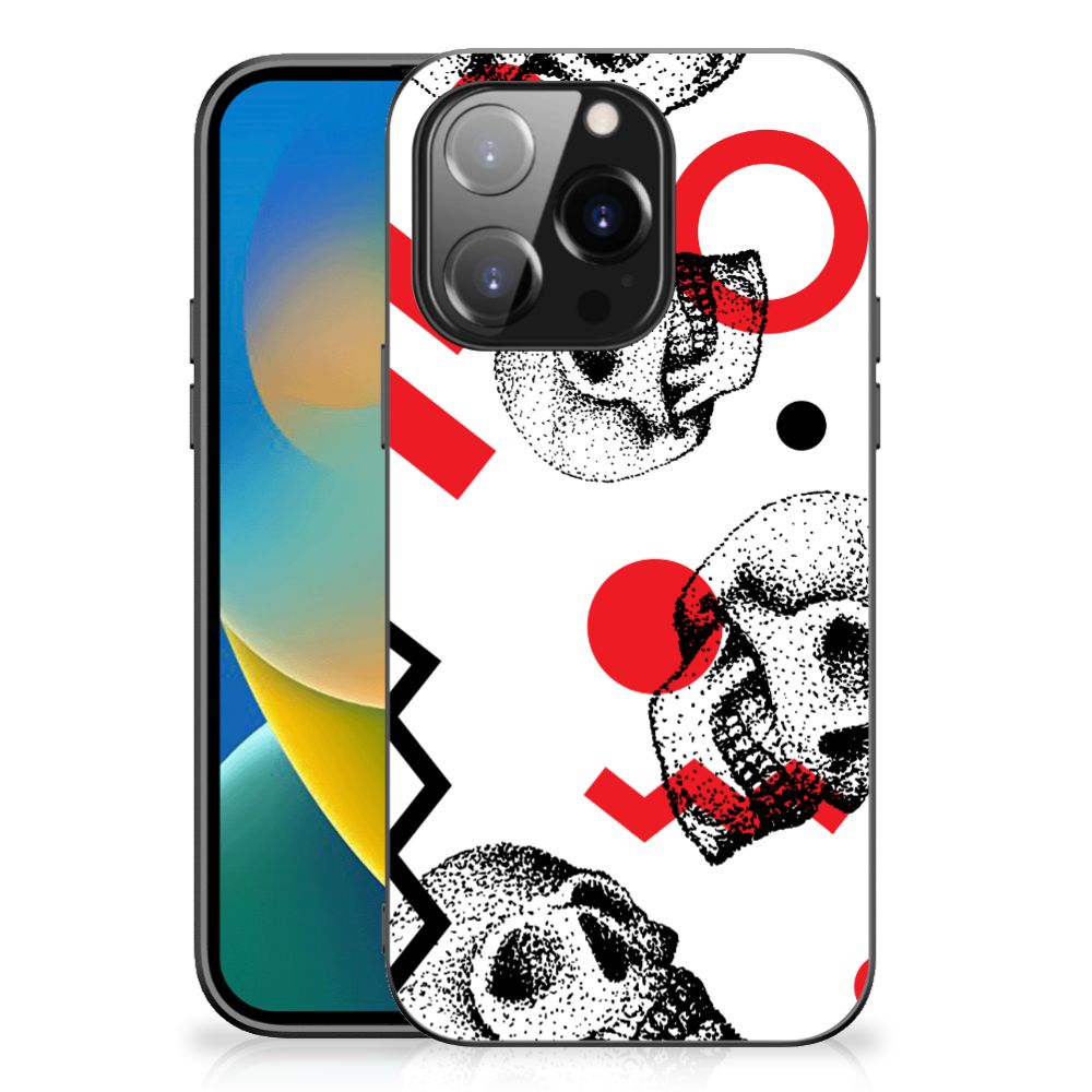Telefoonhoesje iPhone 14 Pro Skull Red B2C Telecom