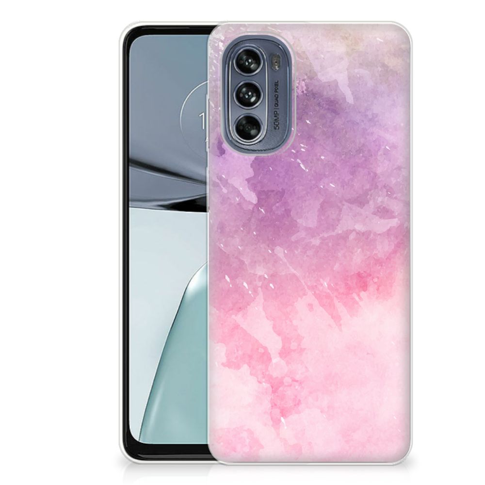 Hoesje maken Motorola Moto G62 5G Pink Purple Paint