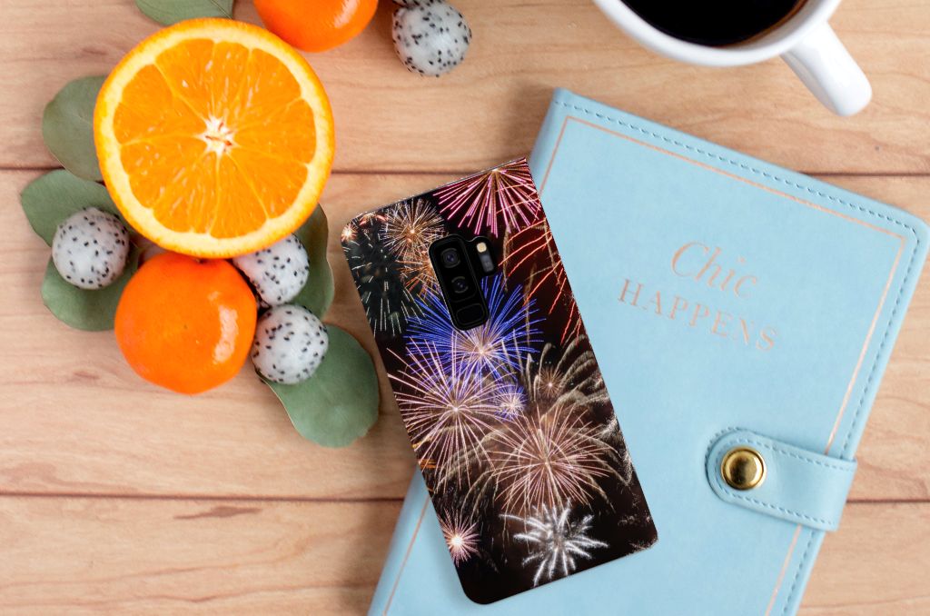Samsung Galaxy S9 Plus Hippe Standcase Vuurwerk