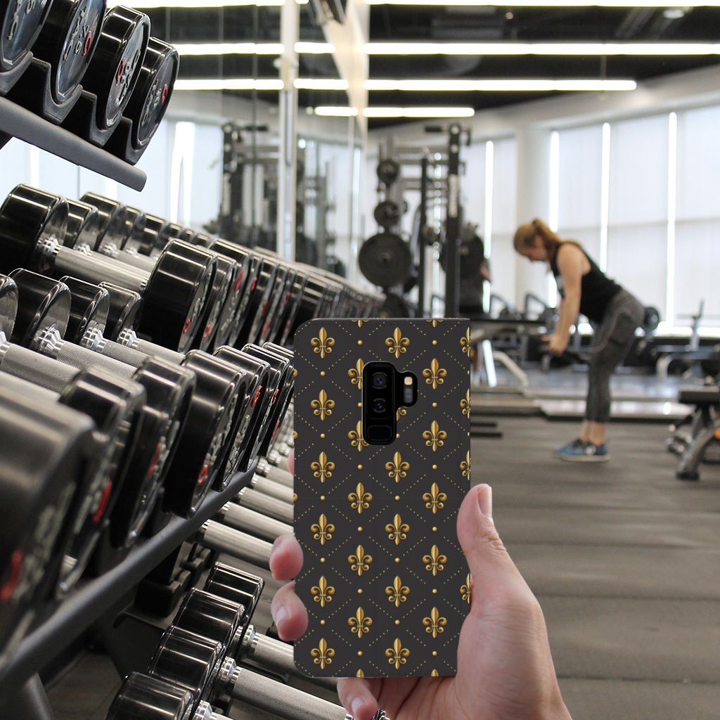 Samsung Galaxy S9 Plus Hoesje met Magneet Franse Lelie