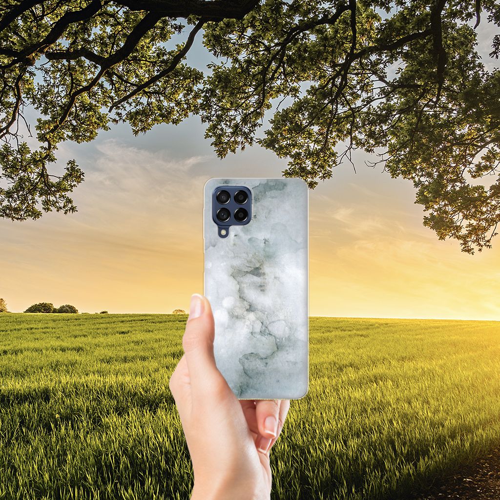 Hoesje maken Samsung Galaxy M53 Painting Grey B2C Telecom