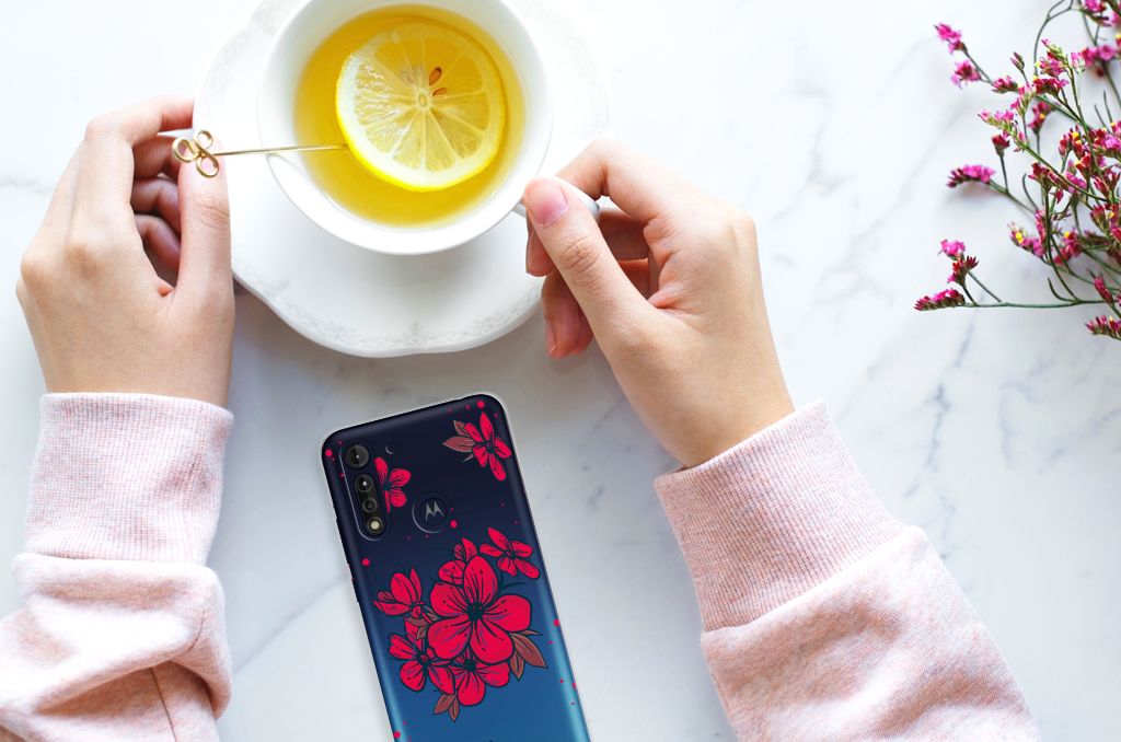 Motorola Moto G8 Power Lite TPU Case Blossom Red B2C Telecom