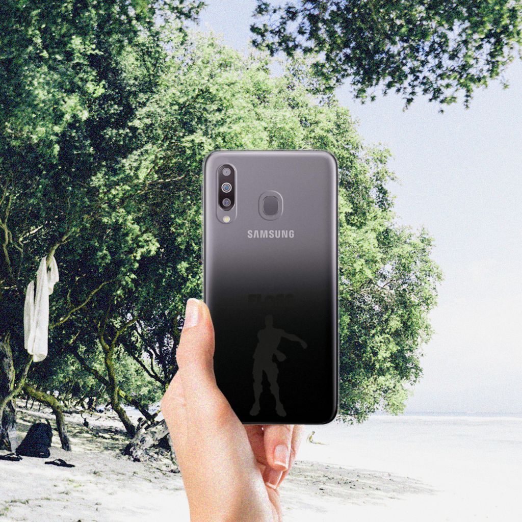 Samsung Galaxy M30 Telefoonhoesje met Naam Floss