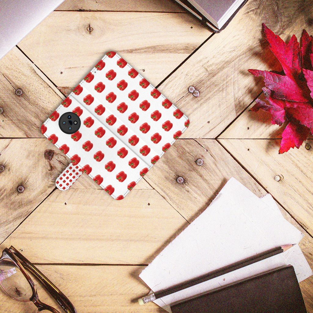 Nokia G50 Book Cover Paprika Red