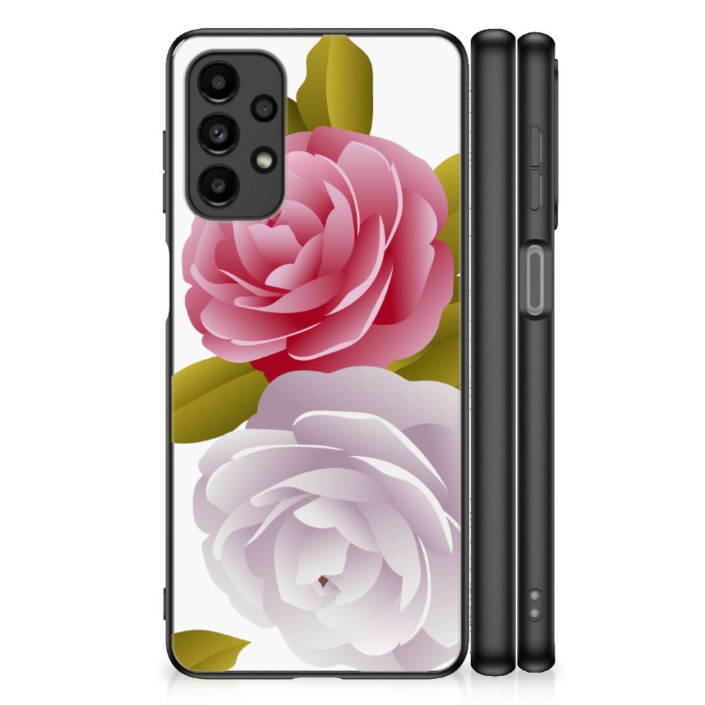 Samsung Galaxy A13 4G Bloemen Hoesje Roses