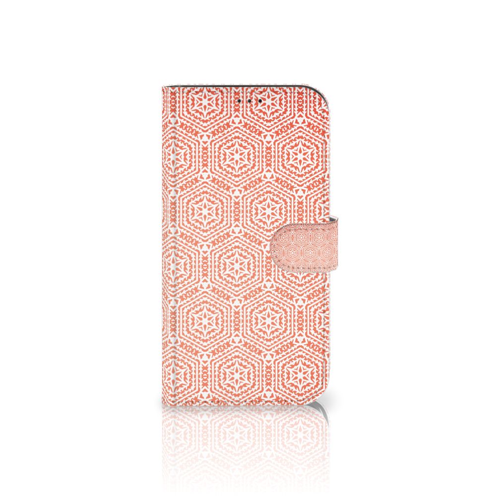 Apple iPhone 12 Pro Max Telefoon Hoesje Pattern Orange