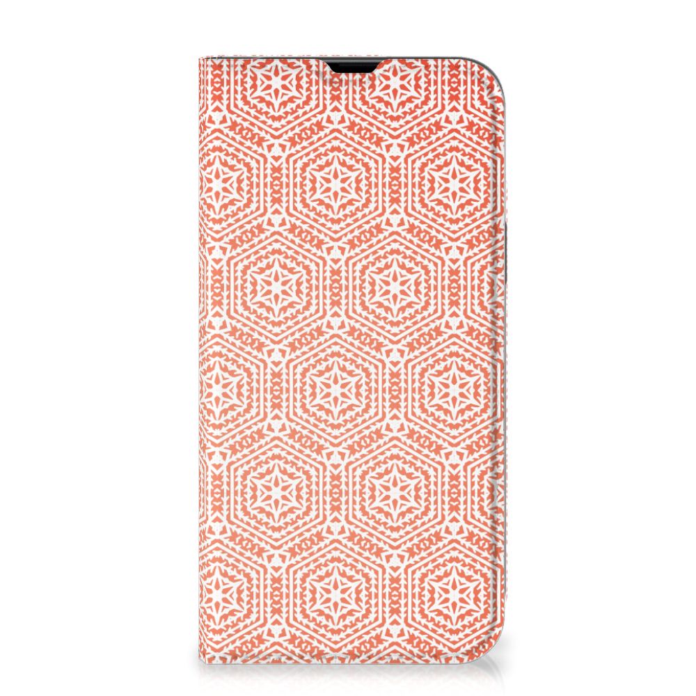 iPhone 13 Pro Max Hoesje met Magneet Pattern Orange - B2C Telecom