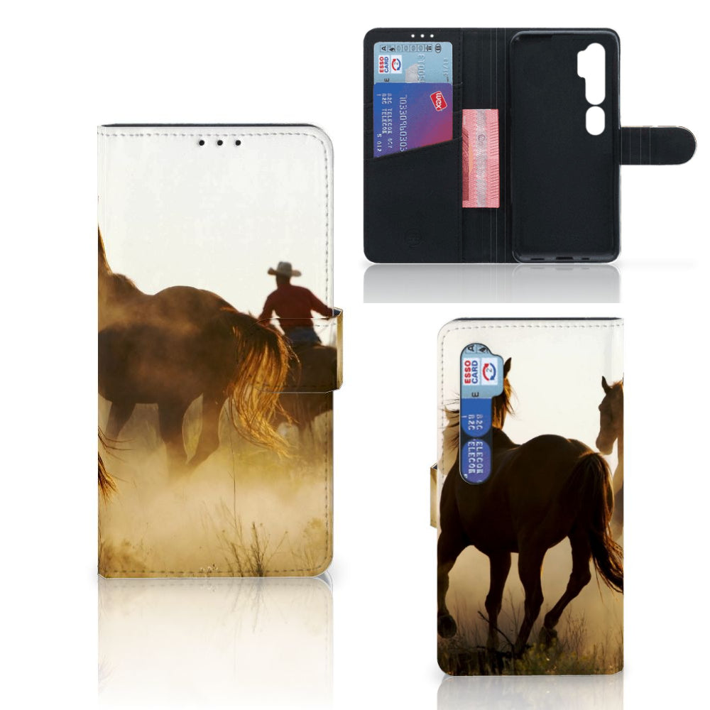 Xiaomi Mi Note 10 Pro Telefoonhoesje met Pasjes Design Cowboy