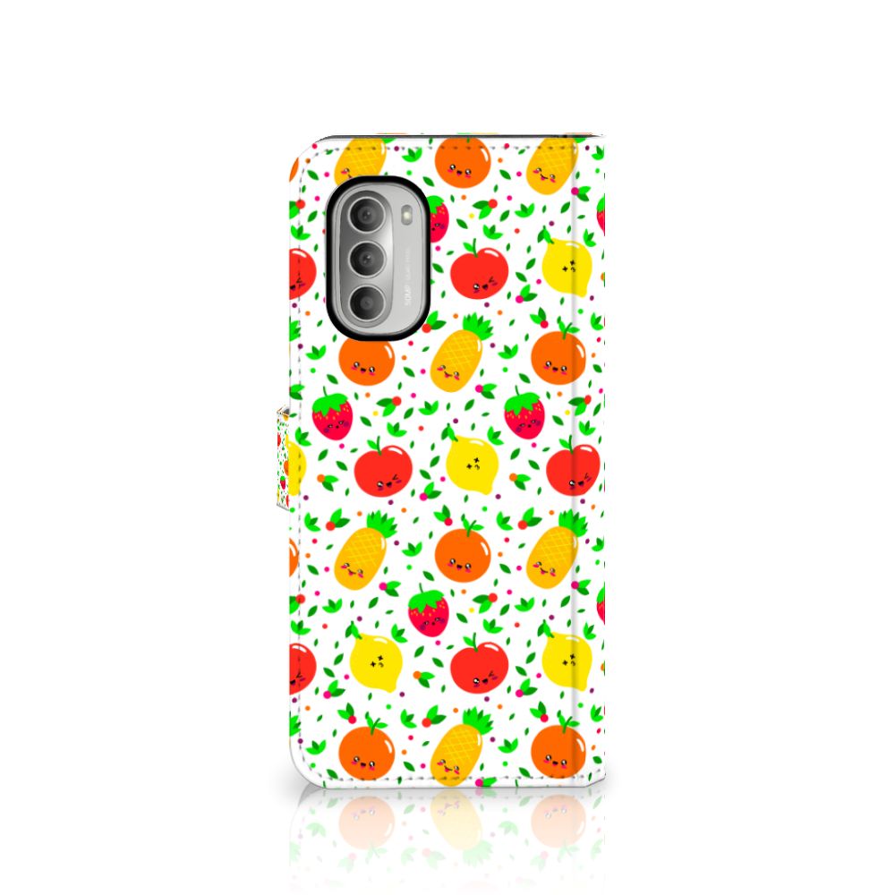 Motorola Moto G51 5G Book Cover Fruits