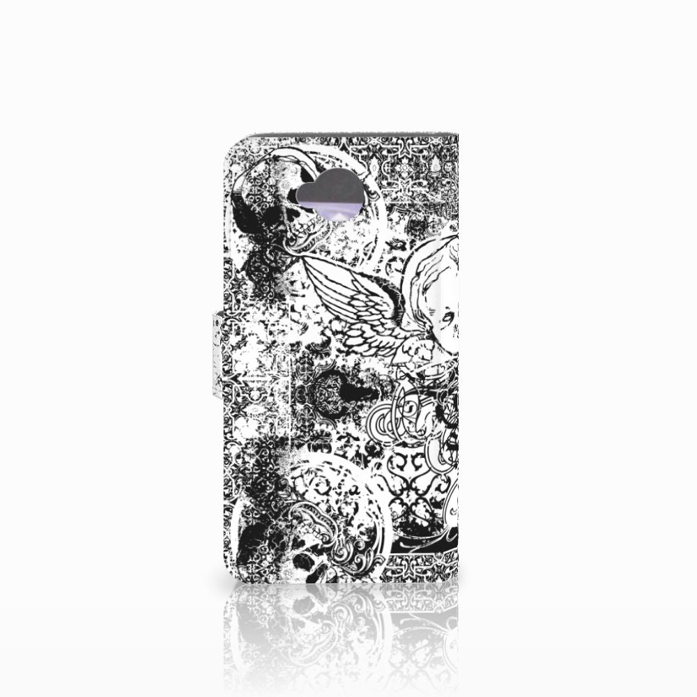 Telefoonhoesje met Naam Microsoft Lumia 650 Skulls Angel