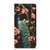 Samsung Galaxy A14 4G Hoesje maken Pauw met Bloemen design met pauw en bloemen op een donkere achtergrond.
