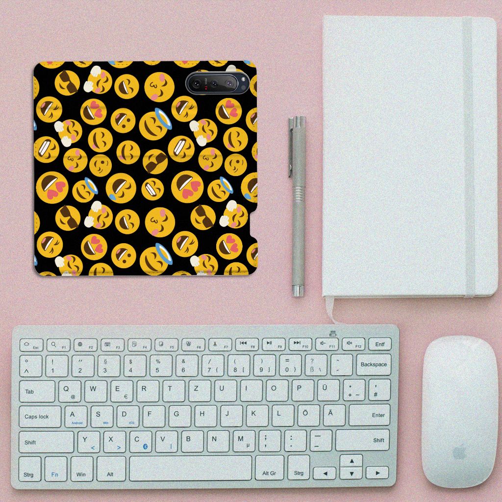 Sony Xperia 5 II Hoesje met Magneet Emoji - B2C Telecom