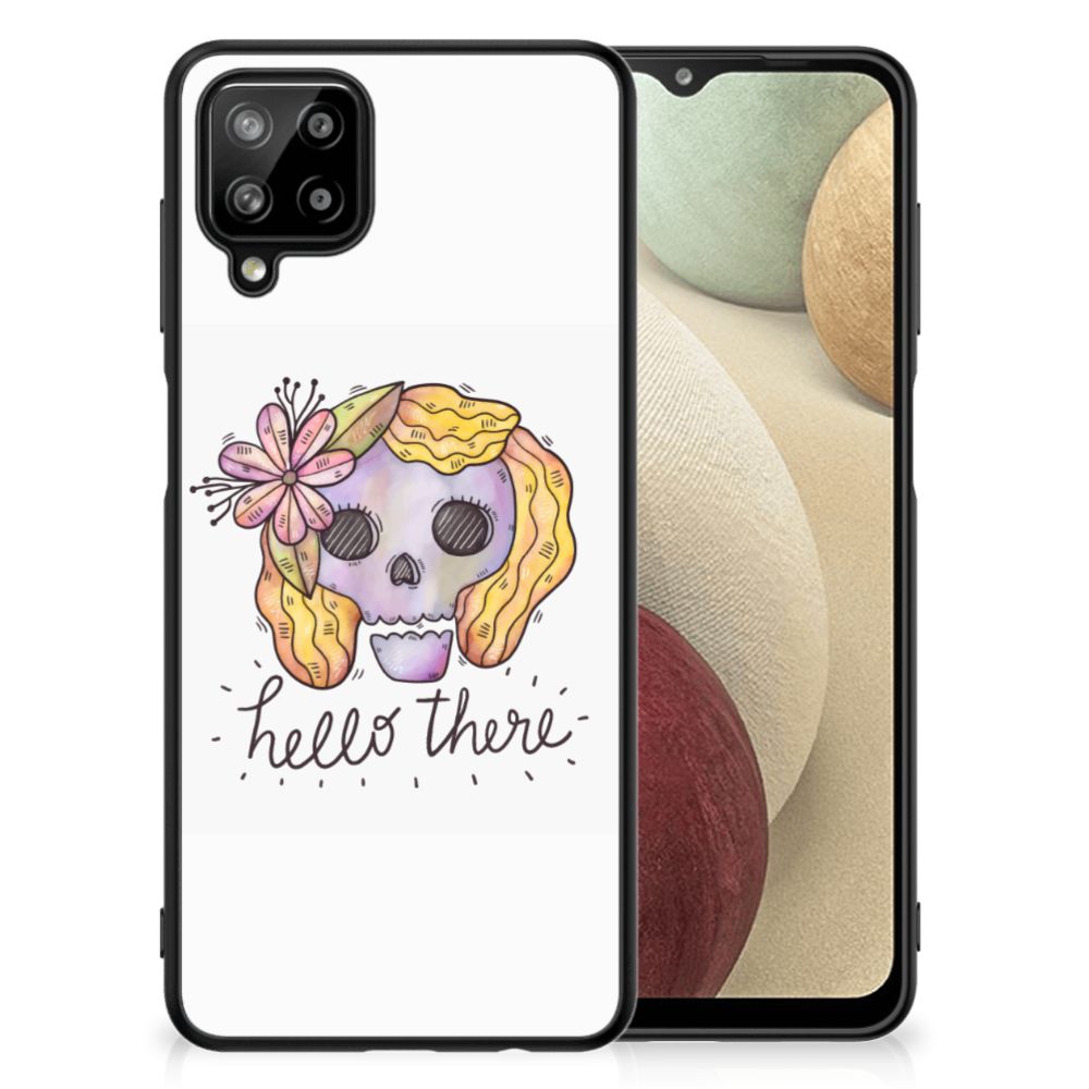 Telefoonhoesje Samsung Galaxy A12 Boho Skull B2C Telecom