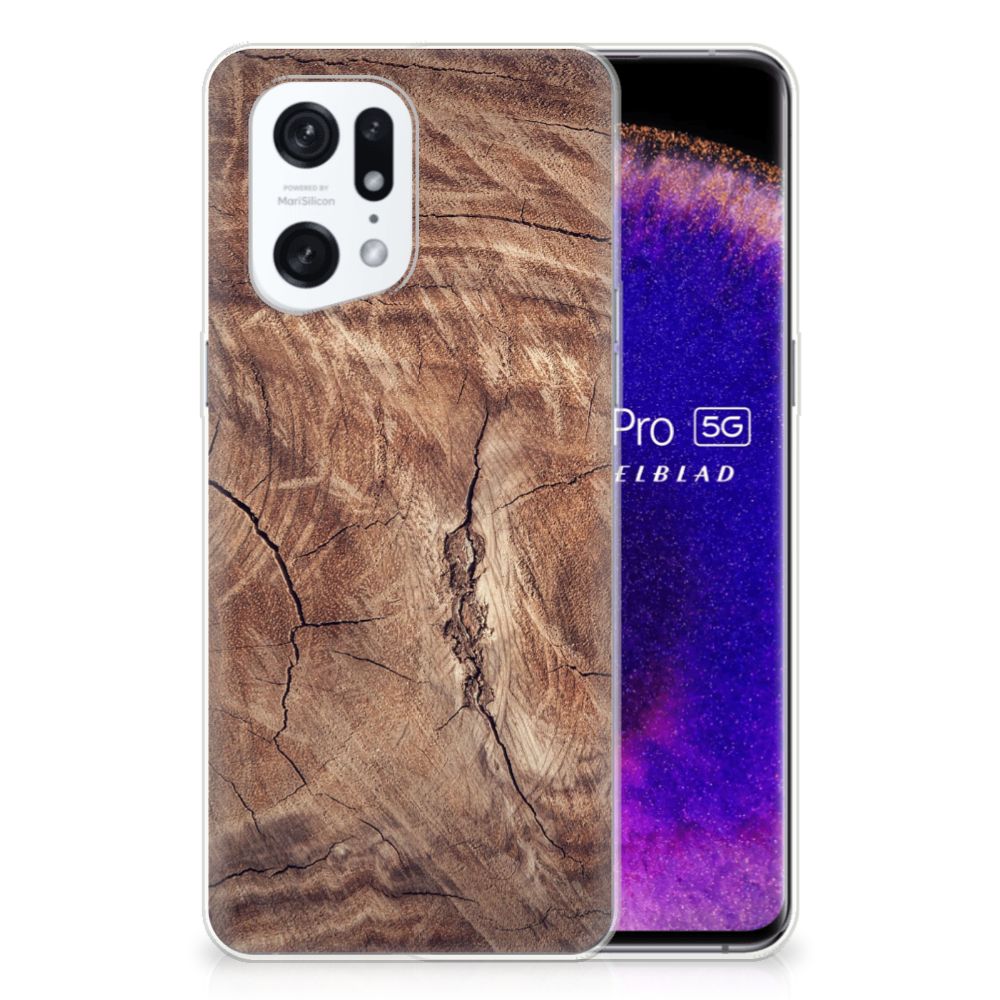 OPPO Find X5 Pro Bumper Hoesje Tree Trunk