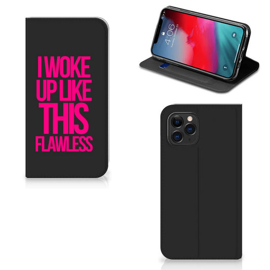 Apple iPhone 11 Pro Hoesje met tekst Woke Up - Origineel Cadeau Zelf Maken