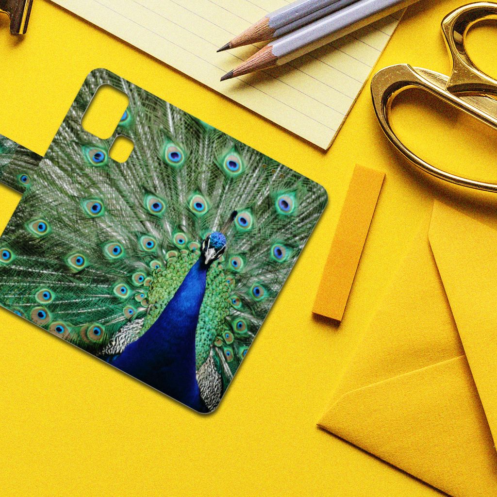 Samsung Galaxy M31 Telefoonhoesje met Pasjes Pauw