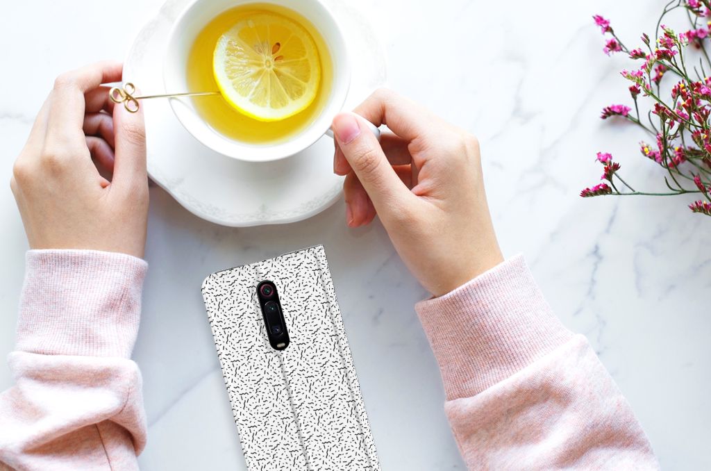Xiaomi Redmi K20 Pro Hoesje met Magneet Stripes Dots - B2C Telecom