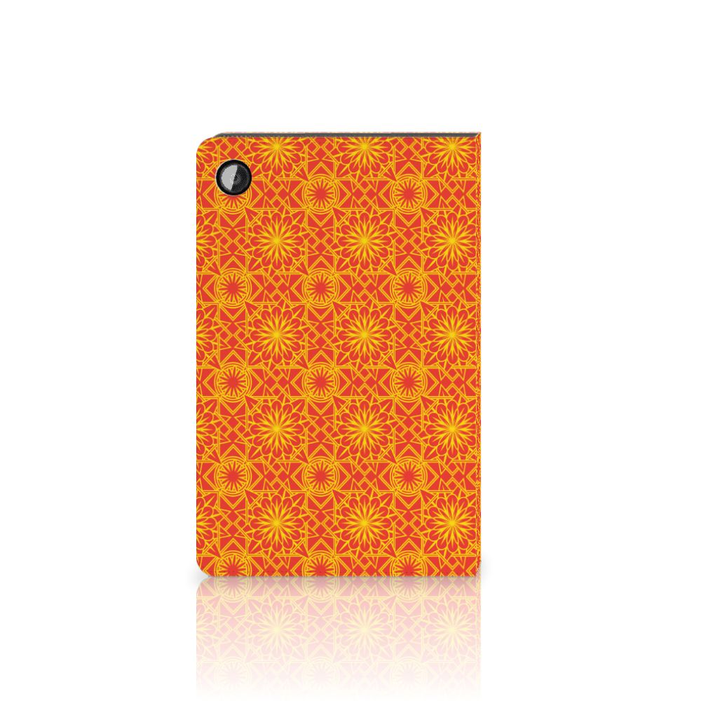 Samsung Galaxy Tab A8 2021/2022 Tablet Hoes Batik Oranje