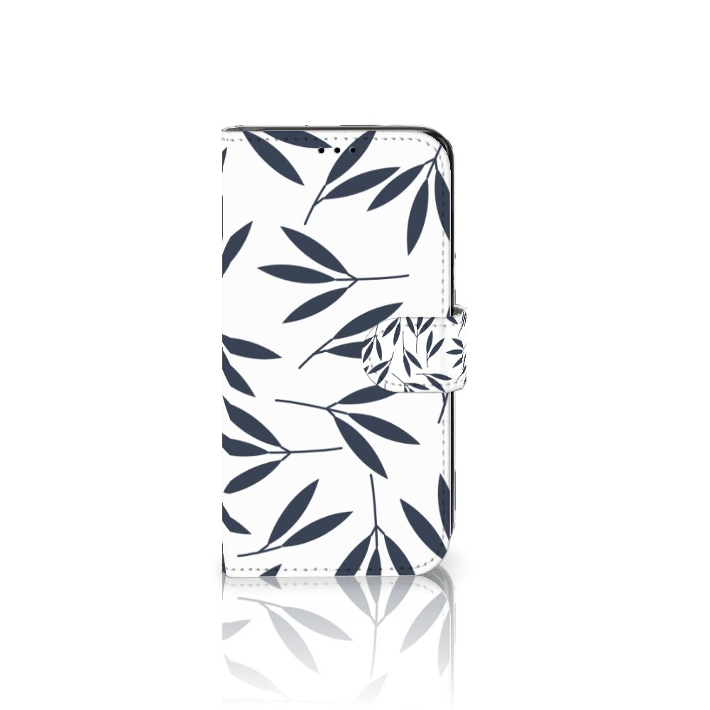 Samsung Galaxy S7 Edge Hoesje Leaves Blue