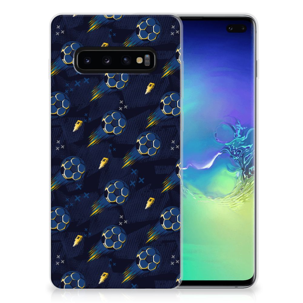 TPU bumper voor Samsung Galaxy S10 Plus Voetbal