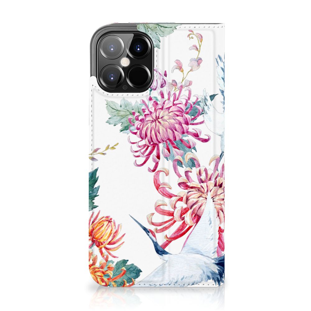 iPhone 12 Pro Max Hoesje maken Bird Flowers - B2C Telecom