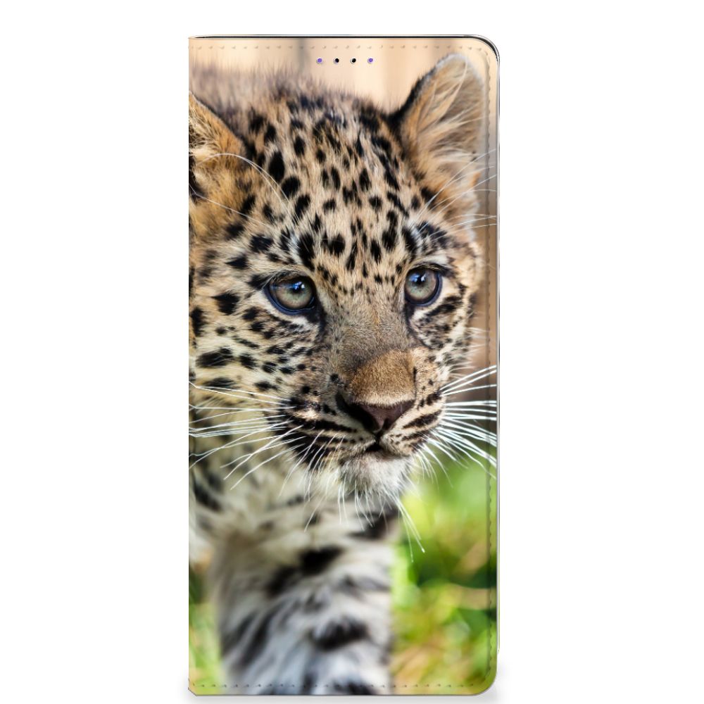 Samsung Galaxy A22 5G Hoesje maken Baby Luipaard