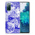 Silicone Back Case Samsung Galaxy S20 FE Angel Skull Blauw B2C Telecom