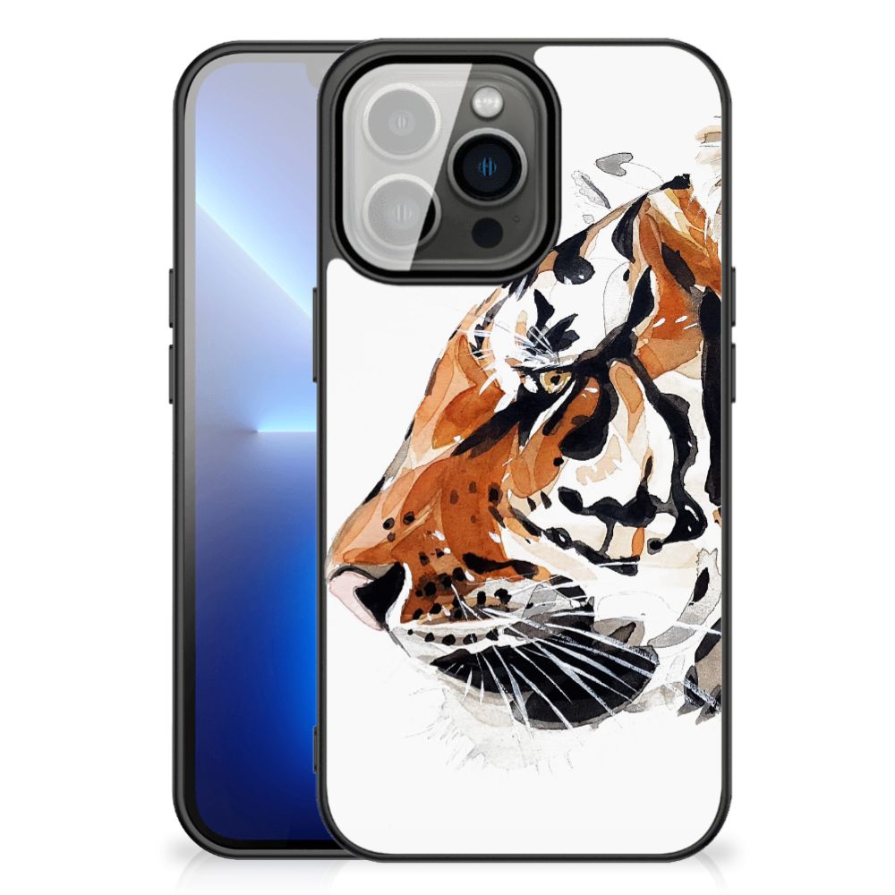 Kleurrijke Telefoonhoesje iPhone 13 Pro Max Watercolor Tiger B2C Telecom