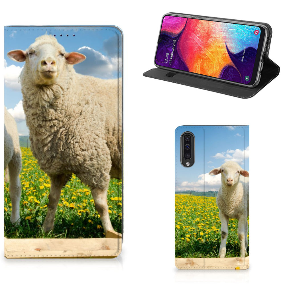 Samsung Galaxy A50 Hoesje maken Schaap en Lammetje