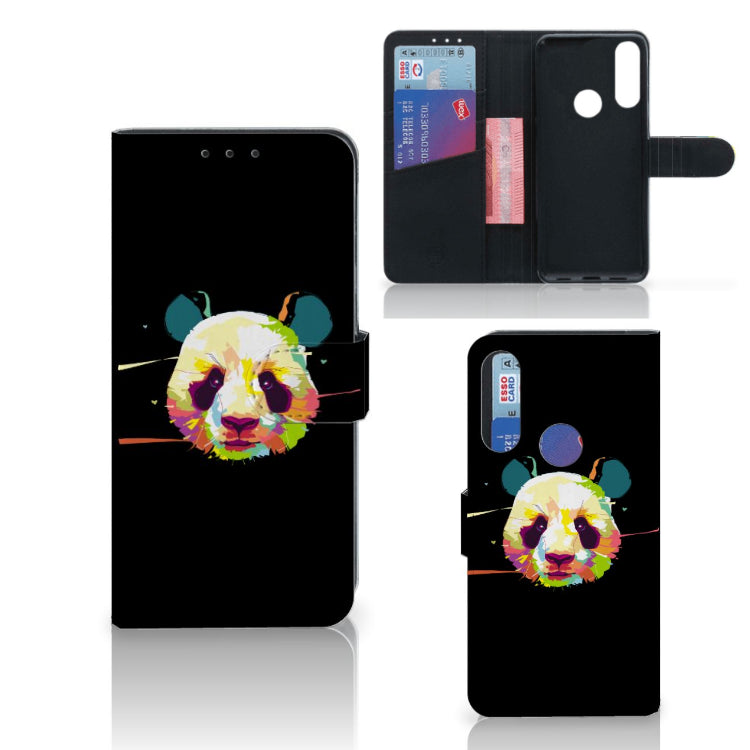 Alcatel 1S 2020 Leuk Hoesje Panda Color