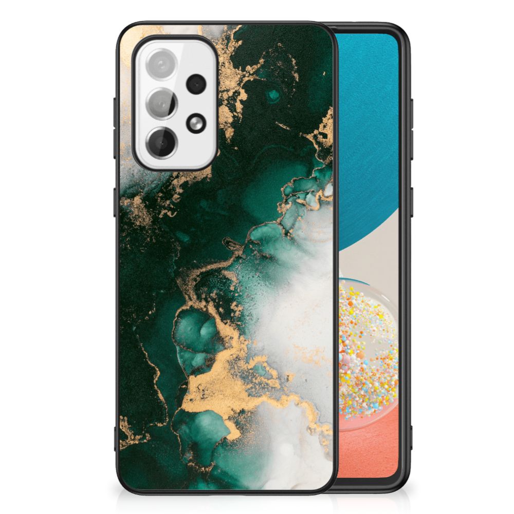 Marmeren Print Telefoonhoesje voor Samsung Galaxy A73 Marmer Groen B2C Telecom