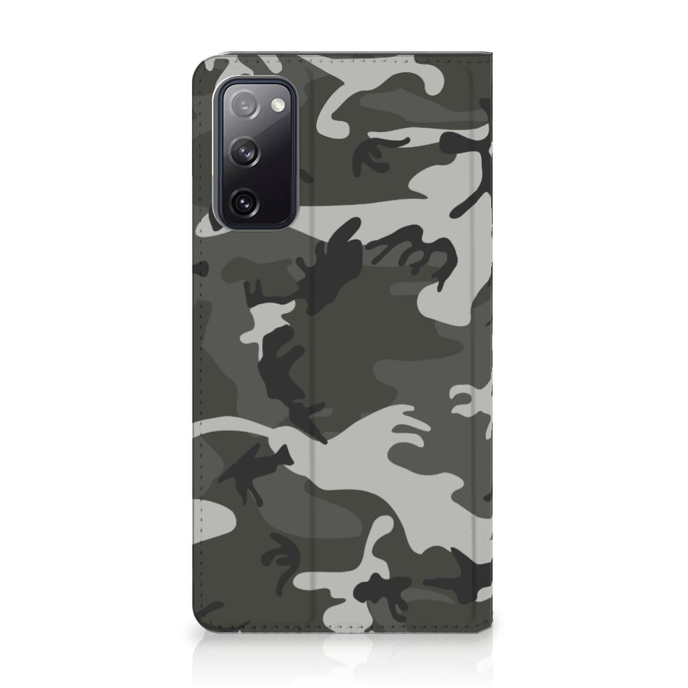 Samsung Galaxy S20 FE Hoesje met Magneet Army Light - B2C Telecom