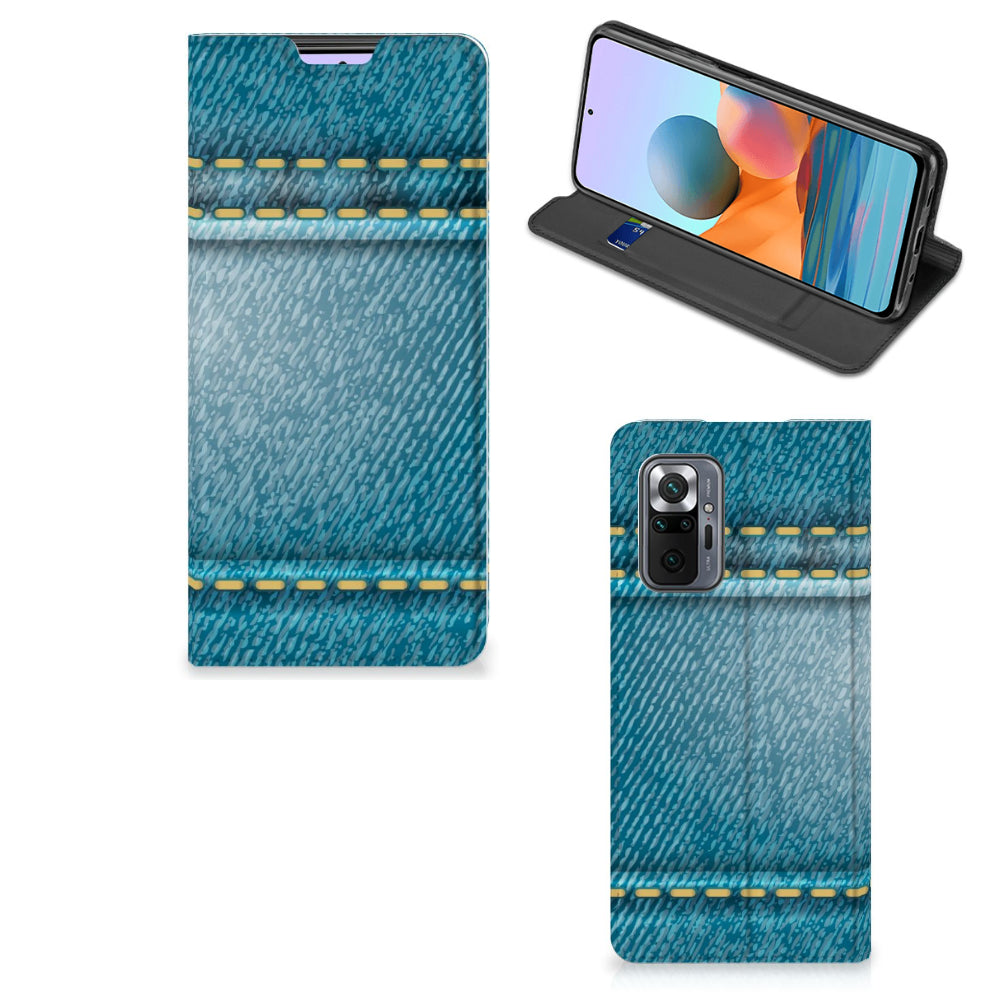 Xiaomi Redmi Note 10 Pro Hippe Standcase Jeans
