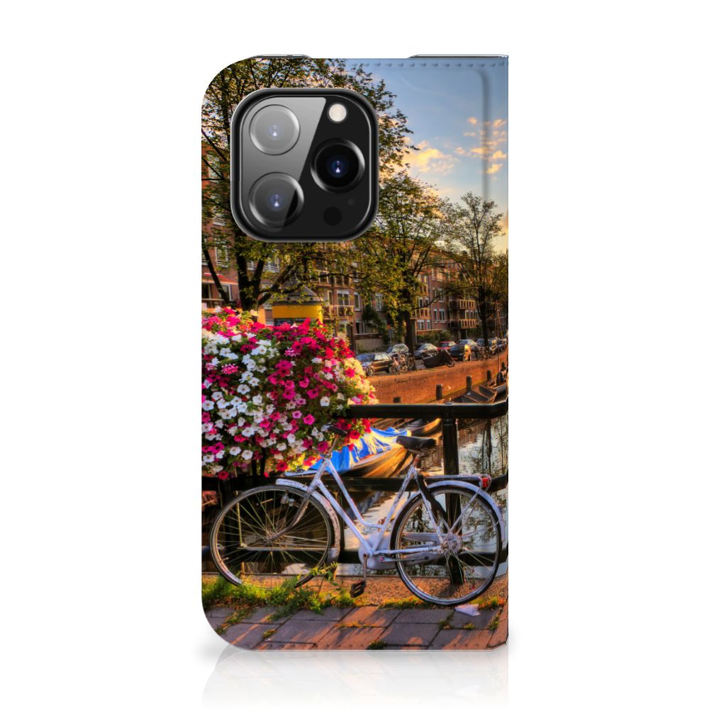 iPhone 14 Pro Book Cover Amsterdamse Grachten