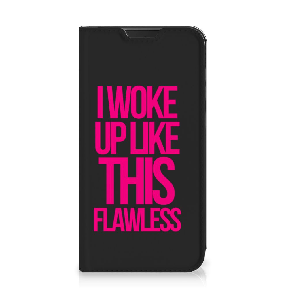 Samsung Galaxy Xcover 5 Hoesje met tekst Woke Up - Origineel Cadeau Zelf Maken - B2C Telecom
