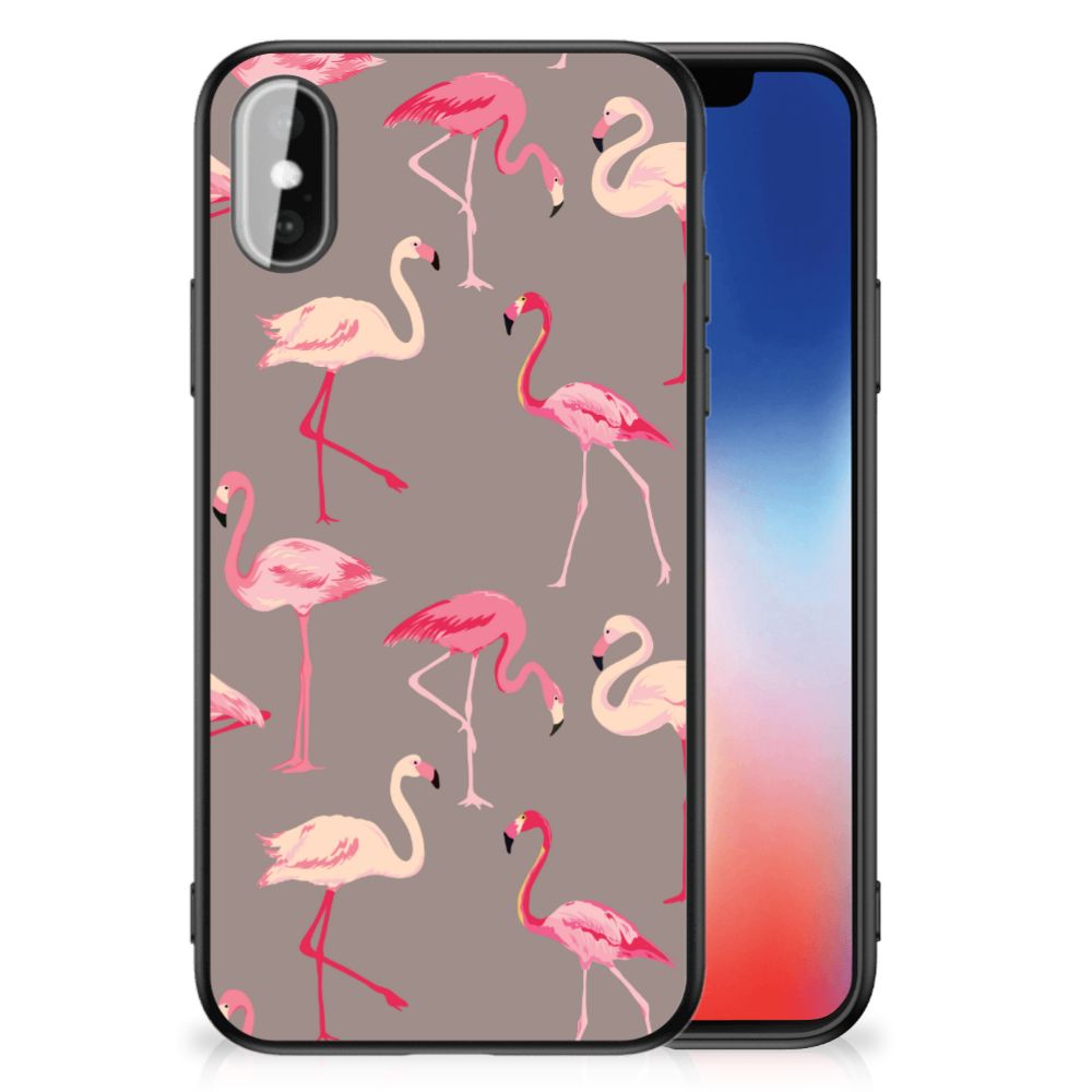 iPhone X | Xs Dierenprint Telefoonhoesje Flamingo