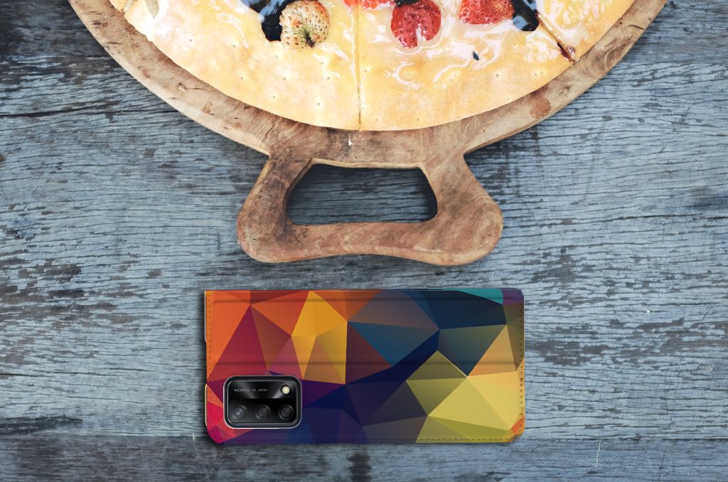 OPPO A74 4G Stand Case Polygon Color - B2C Telecom