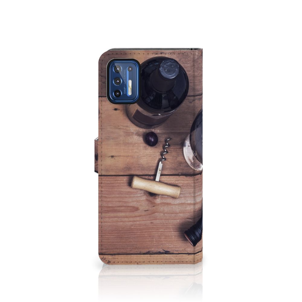 Motorola Moto G9 Plus Book Cover Wijn