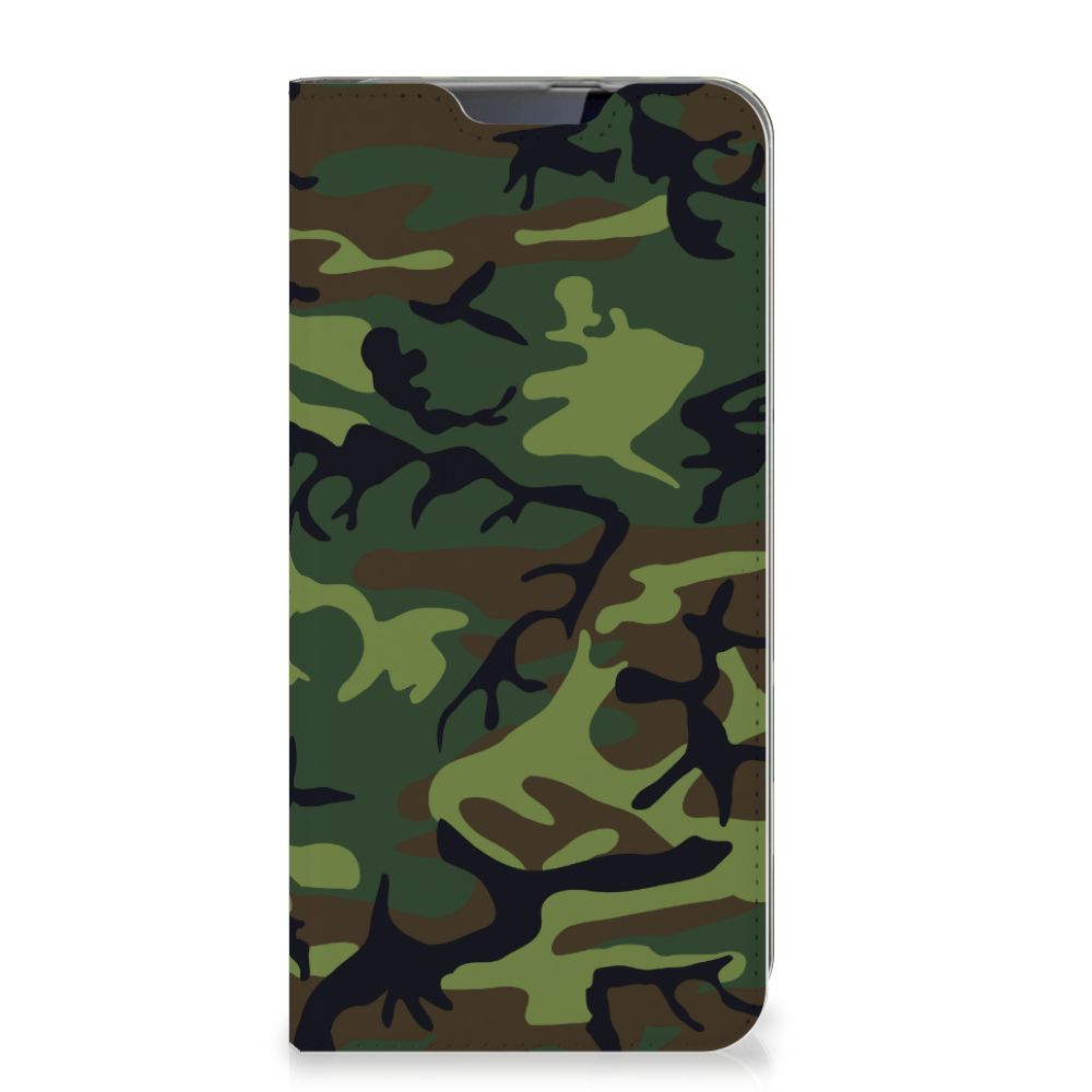 Samsung Galaxy A60 Hoesje met Magneet Army Dark