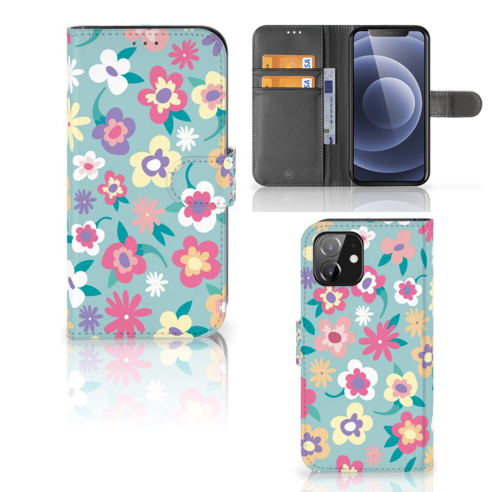 iPhone 12 | 12 Pro (6.1") Hoesje Flower Power